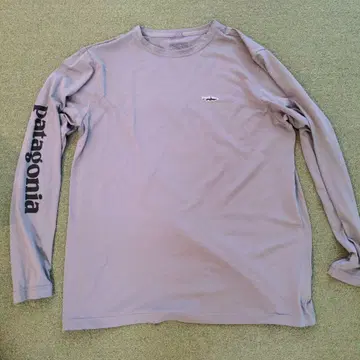Patagonia 그레이 롱 슬리브 티셔츠
