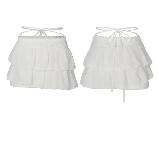 【pain or pleasure】25ss ARIEL TIERED SKIRT PAIN OR PLEASURE | ARIEL TIERED SKIRT white