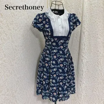 (413) Secrethoney 꽃무늬 원피스 히메 리즈리사 스타일