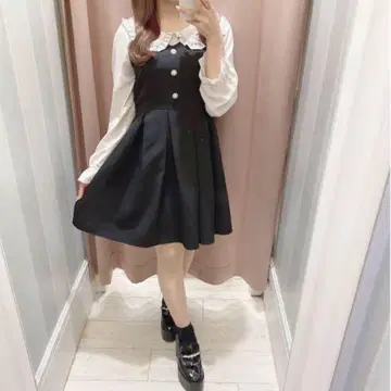 evelyn 꽃 비쥬 원피스 양산
