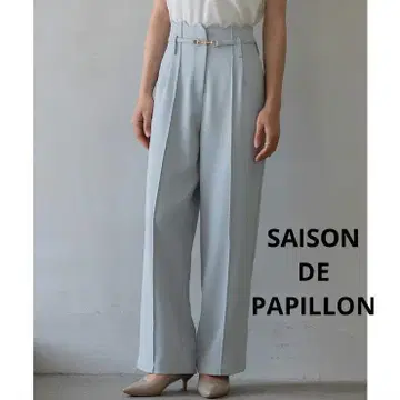 [1회 착용] SAISON DE PAPILLON 스캘럽 와이드 팬츠