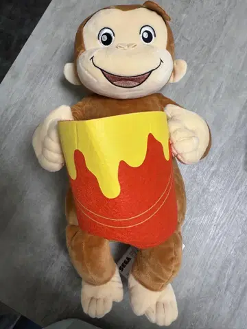 Curious George 봉제 인형 오자루의 조지 큰 봉제 인형
