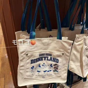 홍콩 디즈니 개원 20주년 since 2005 미키마우스 토트백