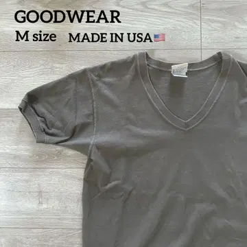 Goodwear 굿웨어 V넥 티셔츠 M 미국제