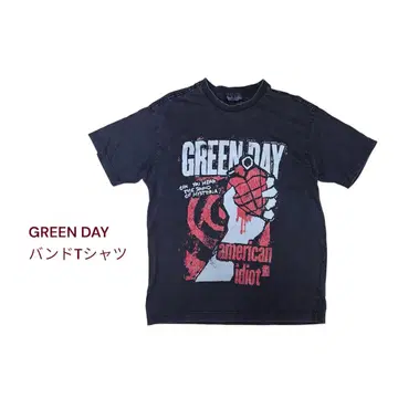 GREEN DAY 밴딩 티셔츠