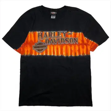 00s HARLEY-DAVIDSON 타이다이 티셔츠 구제 의류 남성용 L