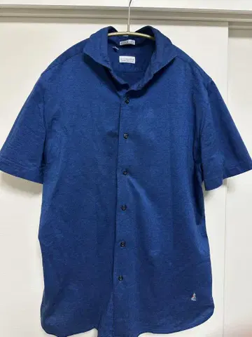 가이 로버 피케 셔츠 반팔 셔츠 블루 네이비 바니스 별주 XL