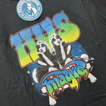 HYSTERIC GLAMOUR 히스 슬리브리스 티셔츠 Y2K 히피