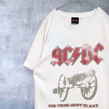 AC/DC 밴드 티셔츠 2006년 제작 락 의류 카피라이트