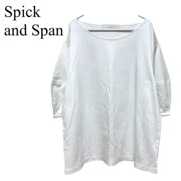 Spick and Span 변형 슬리브 풀오버 티셔츠 5부 소매