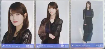 이와모토 렌카 노기자카46 시즈오카 공연 메쉬 니트 브로마이드 3종 컴프