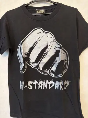Hi-Standard Angry Fist 티셔츠 S 사이즈