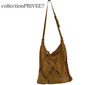 컬렉션 PRIVEE? 사코슈 숄더 백 로고 카멜