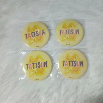 컬러풀 피치 카라피치 캔뱃지 로고 캔뱃지 4종 세트