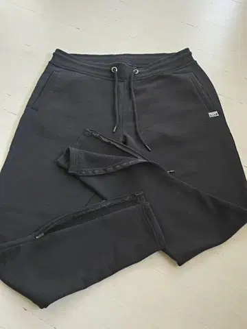 PRO CLUB 블랙 스웨트 팬츠 XL