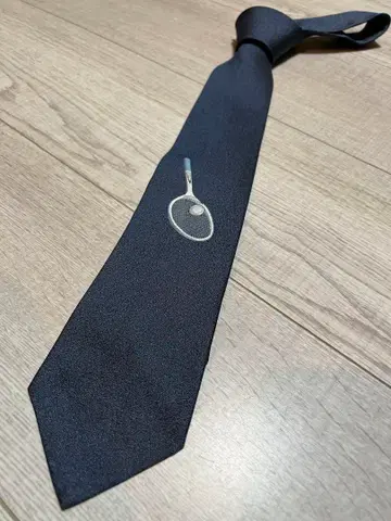 Dominique France 도미닉 프랑스 테니스 패턴 넥타이 새상품급