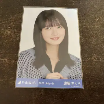 노기자카46 엔도 사쿠라 브로마이드 메쉬 니트