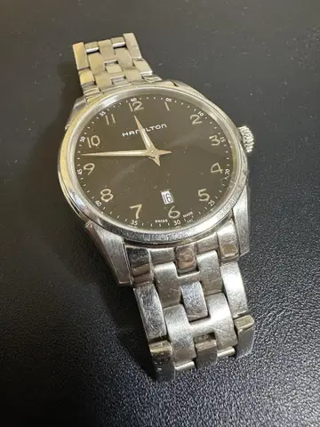 해밀턴 재즈 마스터 신 라인 쿼츠 H38511133 배터리 소모