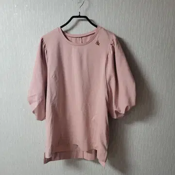 안드러브 핑크 오분 소매 벌룬 슬리브 풀오버 새상품
