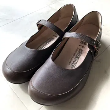 버켄스탁 리즈모어 멜리 제인 가죽 브라운 26.0
