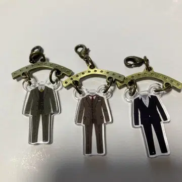 우국 모리아티 수트 디자인 아크릴 키링 3개 세트