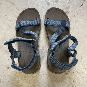 L.L.Bean 스포츠 샌들 파란색 패턴