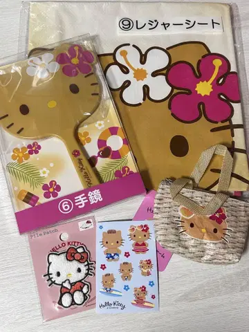 일광화상 키티 레저 시트 및 손거울 등 세트