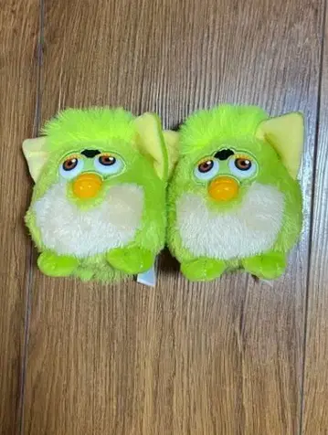 Furby 봉제 인형 그린 컬러 2개 세트