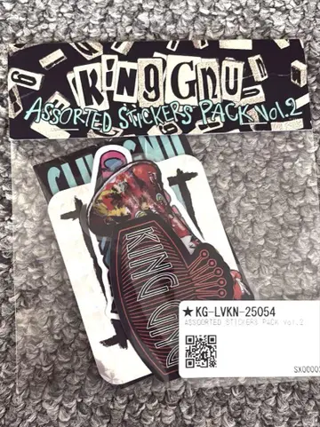 King Gnu LIVEHOUSE TOUR 스티커 씰 Vol.2