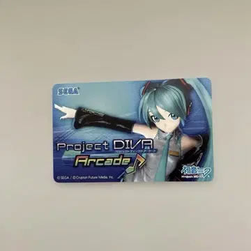 Project DIVA Arcade 초기 디자인 Aime 카드
