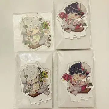 Re:vale 애니 카페 미니 아크릴 스탠드 아크릴 스탠드 스티커 백 천