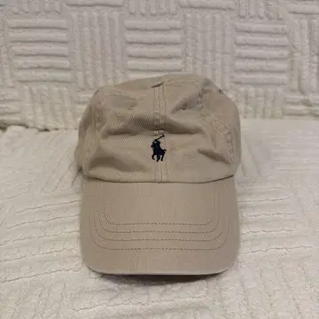 POLO 베이지 야구 모자