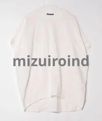 mizuiroind 미즈이로 인드 롱 컷 티셔츠 화이트