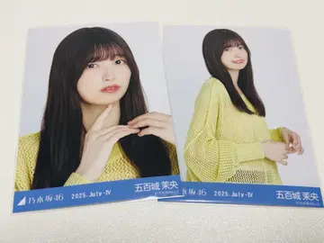 노기자카46 이오키 마오 메쉬 니트 브로마이드 세미 컴프(요리츄)