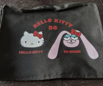BG 토아 HELLO KITTY 콜라보 파우치 블랙