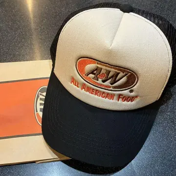 A&W 메쉬 로고 캡 블랙 [정품]