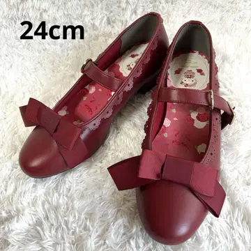 미사용 새상품 아오키 미사코 산리오 시마무라 펌프스 헬로키티 24cm