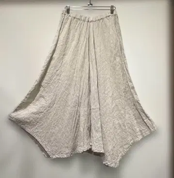 marble SUD 마 혼방 플레어 스커트 베이지
