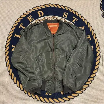 L-2B 플라이트 자켓 L 올리브 그린