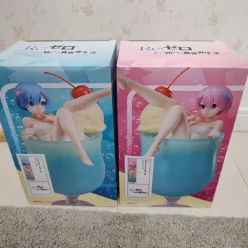 리제로 렘&라무 크림 소다 2개 세트 라운드 원 한정판