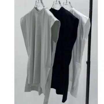 lohen 사이드 슬릿 크루넥 티셔츠 민트 그린