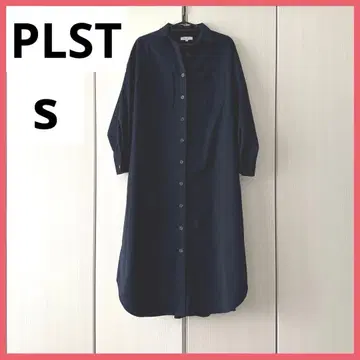 PLST 플라스테 박스 셔츠 원피스 S
