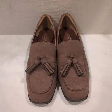 스퀘어 태슬 로퍼 24.5cm 브라운