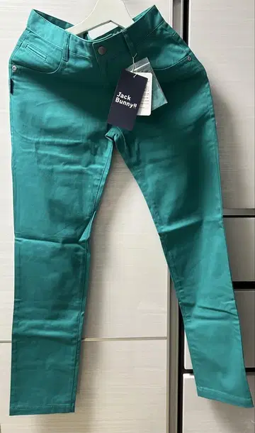 Jack Bunny 새상품 터콰이즈 슬림 팬츠 150 사이즈