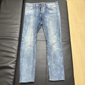 DENHAM 청바지 남성용 레이저 슬림 핏 청바지 EU32