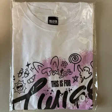 TWICE THIS IS FOR WORLD TOUR 티셔츠 L 사이즈