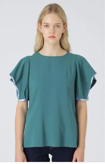 BLUE LABEL CRESTBRIDGE 실키 비에라 블라우스 셔츠