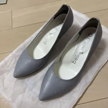 being TOKYO 그레이 스틸레토 펌프스 23.5cm