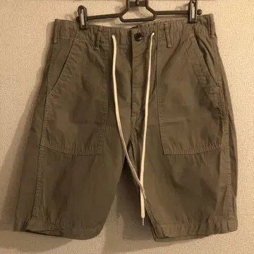 오어슬로우 하프 팬츠 카키 사이즈 1