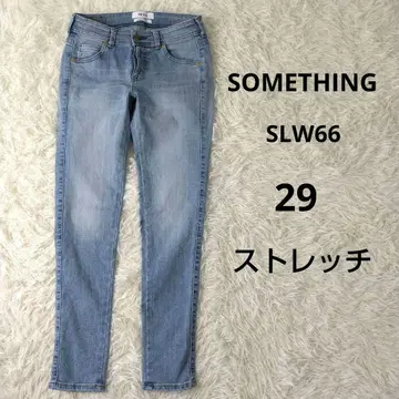 SOMETHING 스키니 데님 팬츠 스트레치 SLW66 29 사이즈